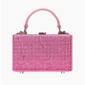Brandon Blackwood Slim Kendrick Crystal-Embellished Top Handle Bag